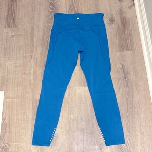 Blue Athletic Leggings by Baleaf